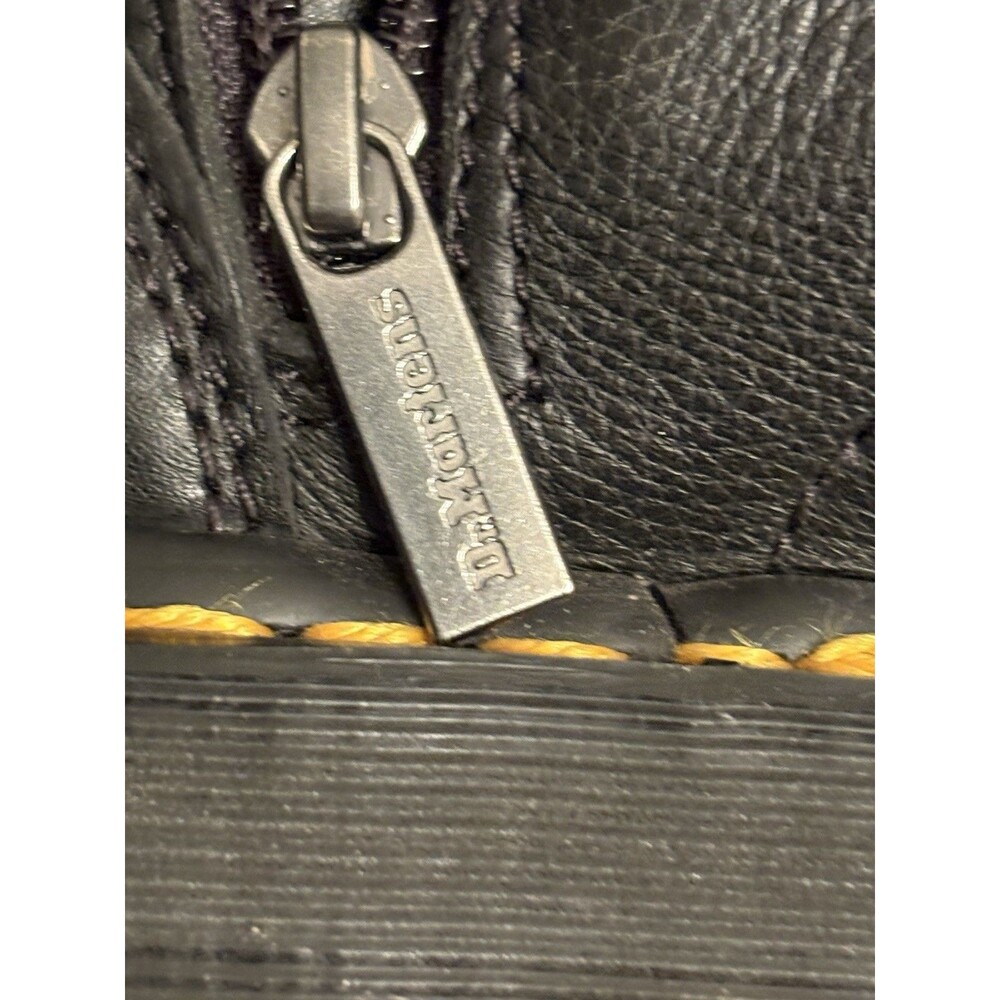 Dr. Martens Jadon Platform Leather Women's Boot - Black Polished Smooth,... - Picture 14 of 14